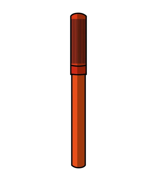 Marker iskolai ellátás ikon — Stock Vector