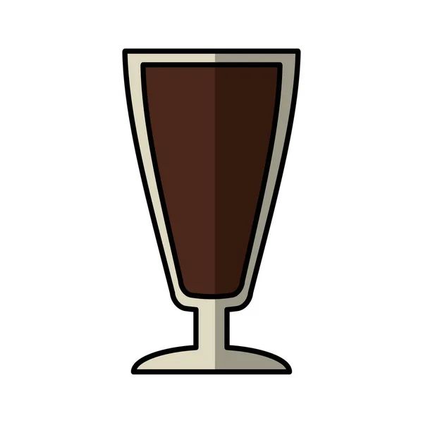 Café tasse boisson icône isolée — Image vectorielle