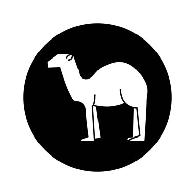 yemlik deve şekil siluet simge