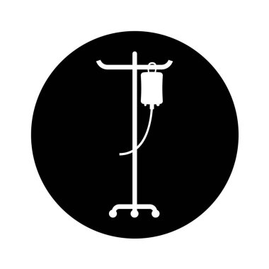 Kan bağışı çanta izole simgesi