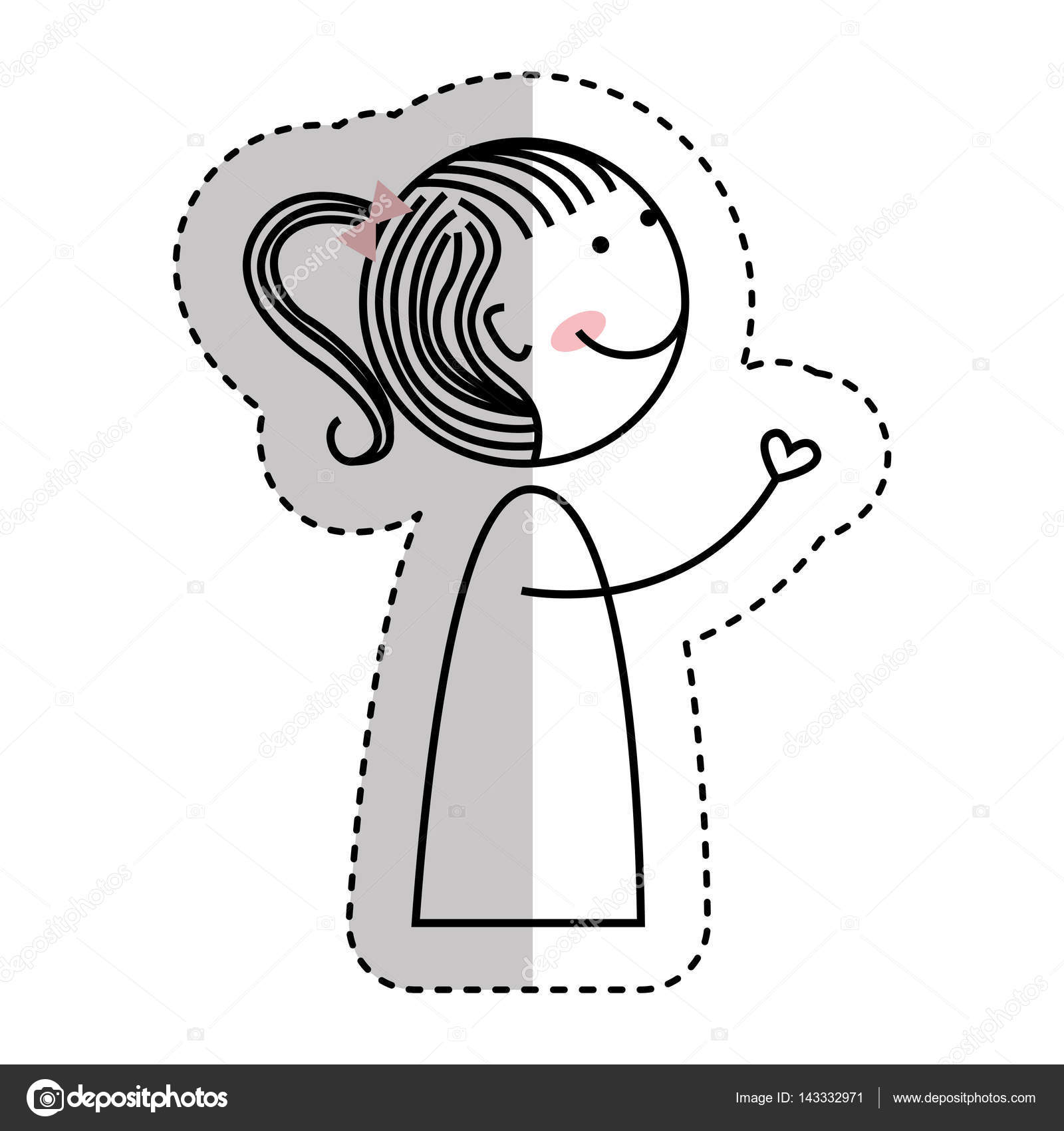 Petite Fille Dessin Isole Icone Image Vectorielle Par Yupiramos C Illustration Petite Fille Dessin Isole Icone Image Vectorielle Par Yupiramos C Illustration