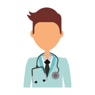 profesyonel doktor avatar karakter