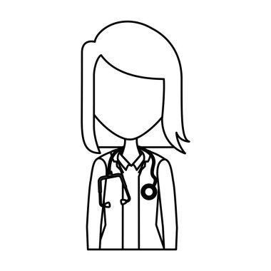 profesyonel doktor avatar karakter