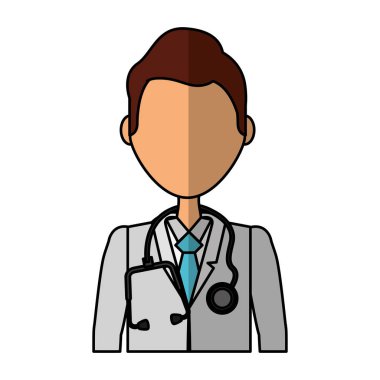 profesyonel doktor avatar karakter