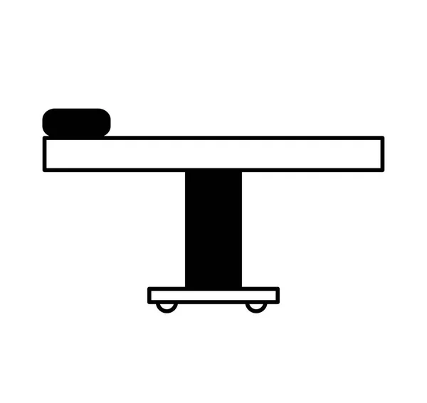 Nosítka zdravotnické izolované ikona — Stockový vektor