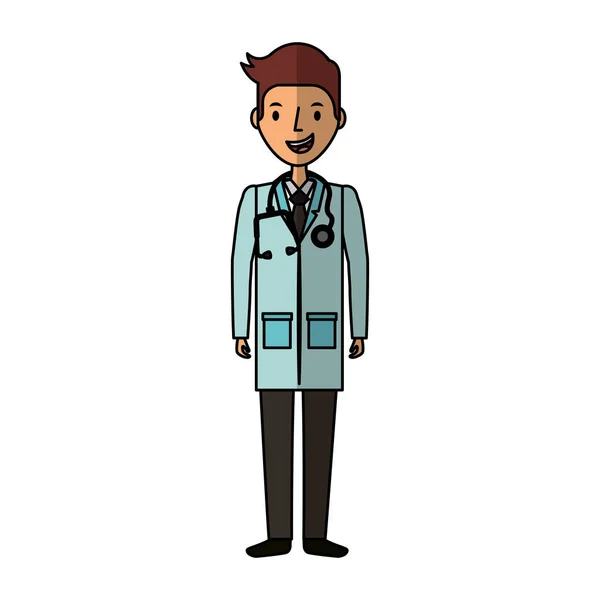 Medico professionista personaggio avatar — Vettoriale Stock