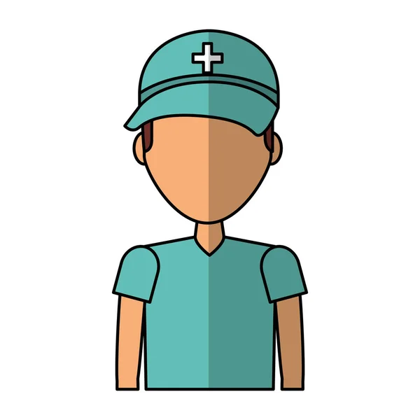 Professionele chirurg avatar karakter — Stockvector