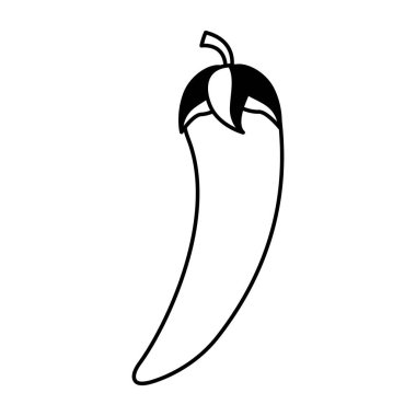 biber biber taze sebze izole simgesi