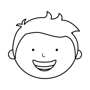 sevimli küçük çocuk karakter