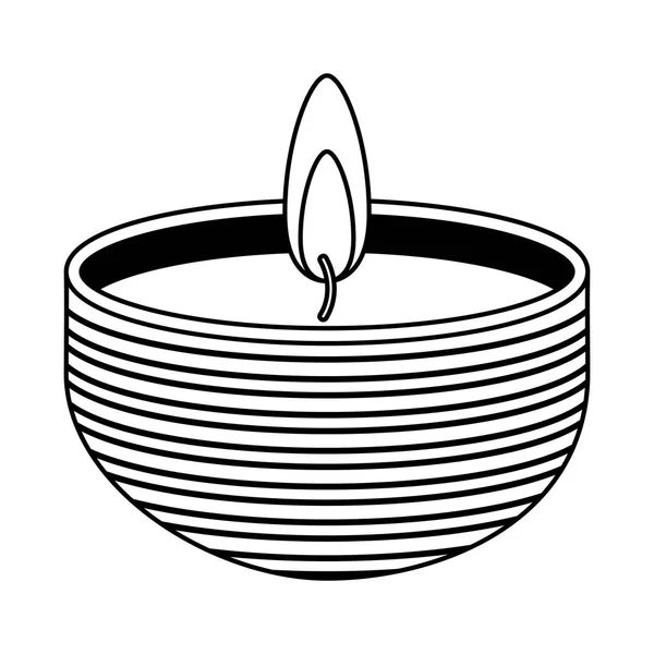 Ароматерапия при свечах — стоковый вектор