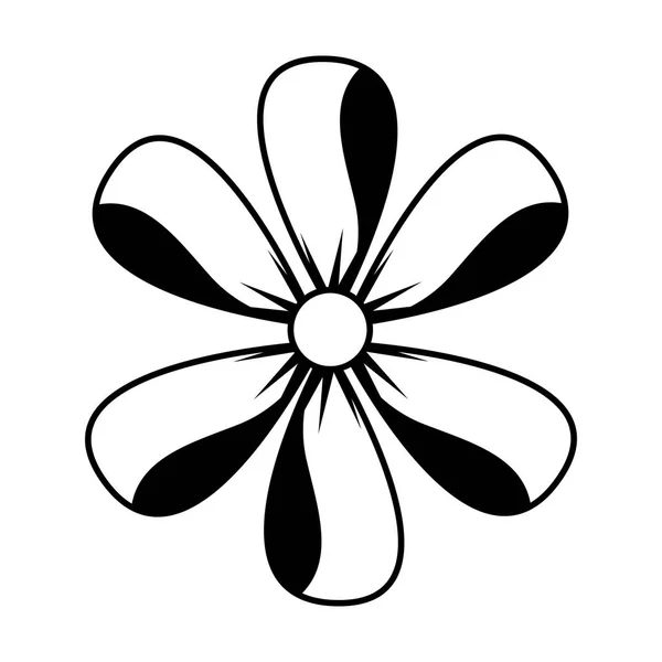 Söt blomma spa emblem — Stock vektor
