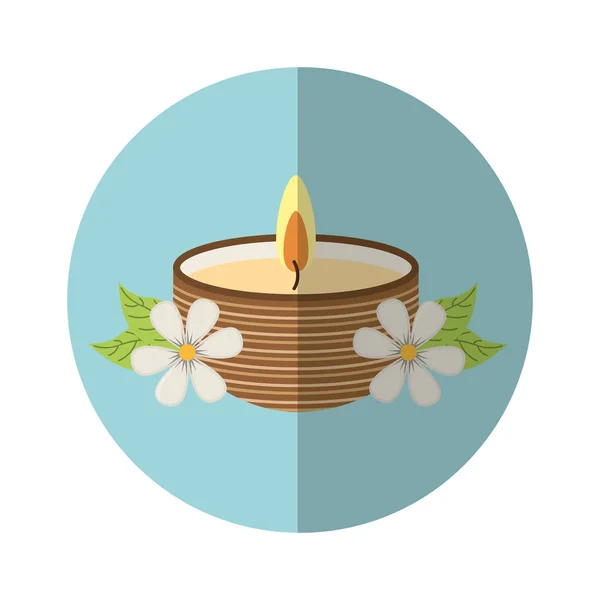 Άρωμα κεριών λουτροθεραπεία — Διανυσματικό Αρχείο