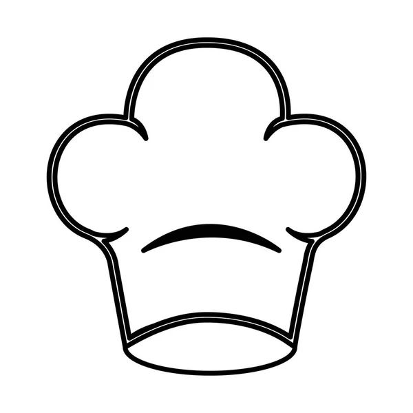 Chef hat isolated icon — Stock Vector