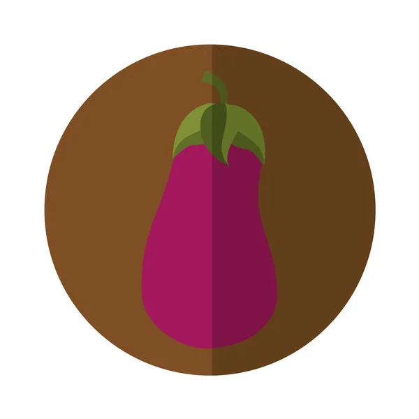 Beet fresh vegetable isolated icon — Stock Vector