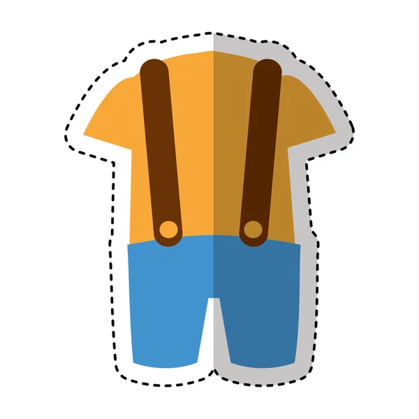 Австралійський типовий Одяг чоловічий — стоковий вектор