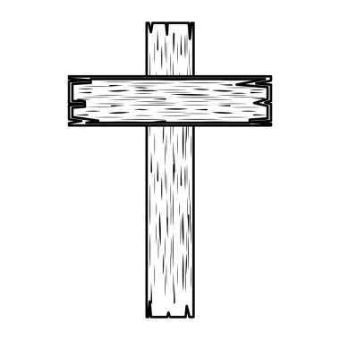 ahşap çapraz dinsel simge/ikon
