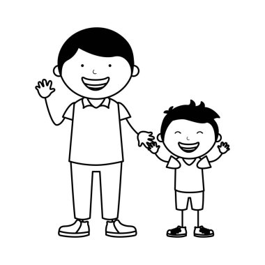 mutlu aile üyeleri simgesi