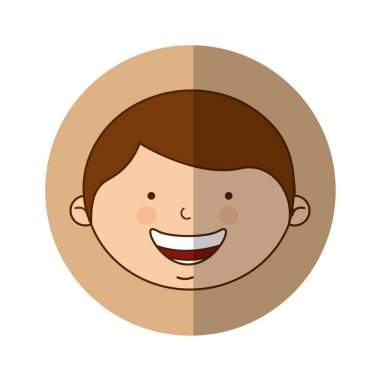 sevimli küçük çocuk karakter