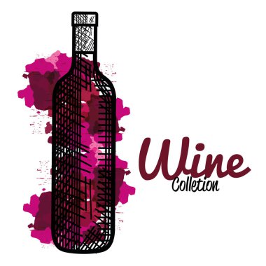 En iyi şarap şişesi simgesi