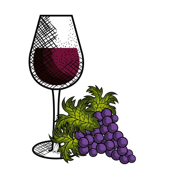 Melhor ícone copo de vinho — Vetor de Stock