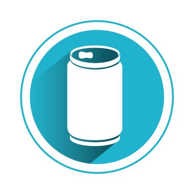 meşrubat tenekesi izole simgesine