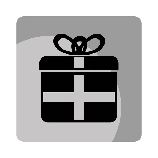 Giftbox party fest ikonen — Stock vektor