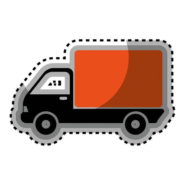 Camión entrega icono de servicio — Vector de stock