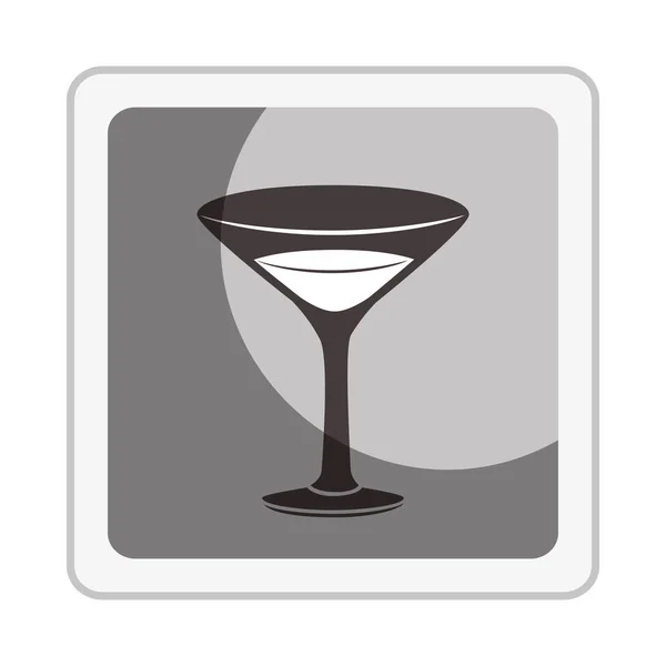 Icône de boisson cocktail tropical — Image vectorielle