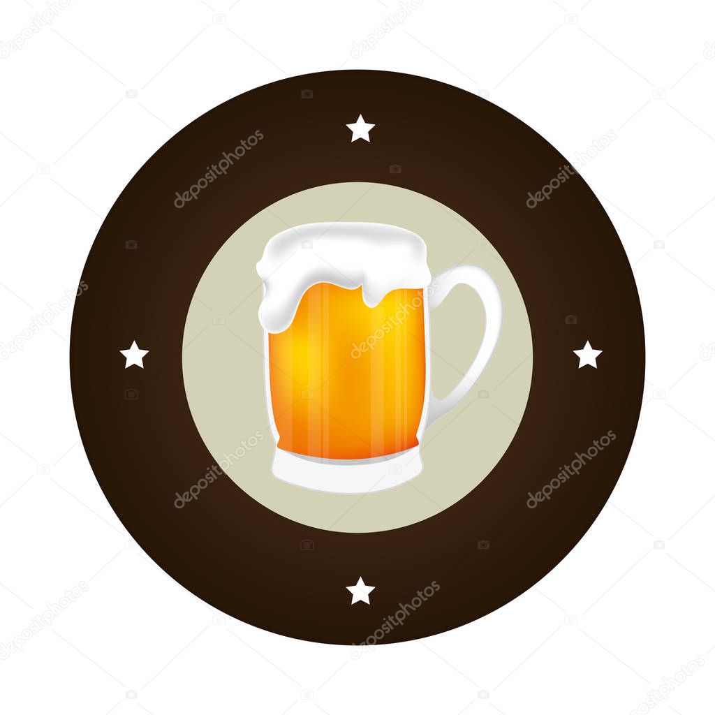 fresh beer drink icon
