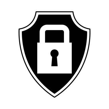 kalkan izole asma kilit simgesi ile sigorta