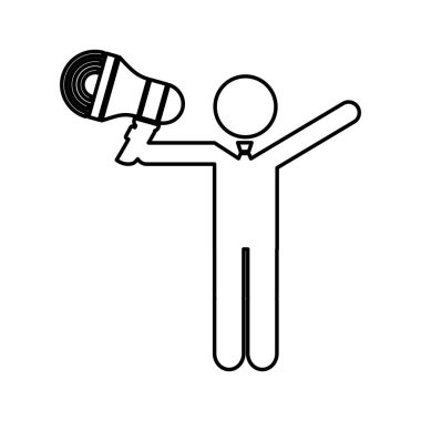 işadamı şekil siluet simge