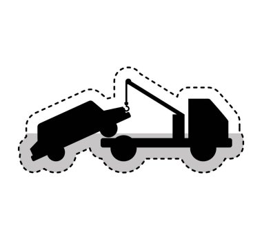 Vinç hizmeti kamyon simgesi