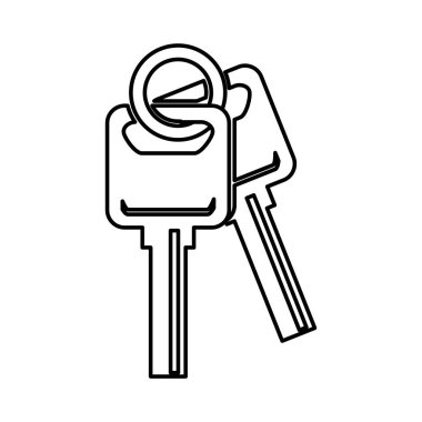 tuşları araba izole simgesi