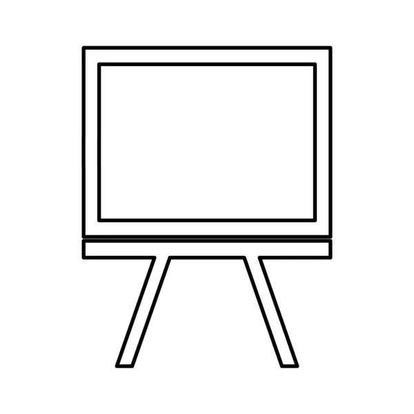 Ikone der Papiertafel-Schulung — Stockvektor