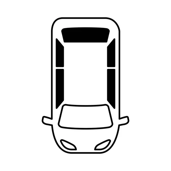 Isometrisches Auto isoliert Symbol — Stockvektor