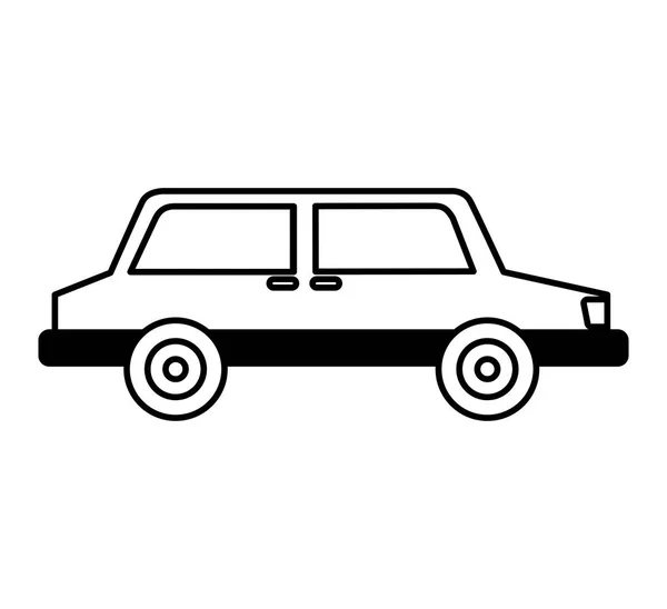 Isometric car isolated icon — Stock Vector