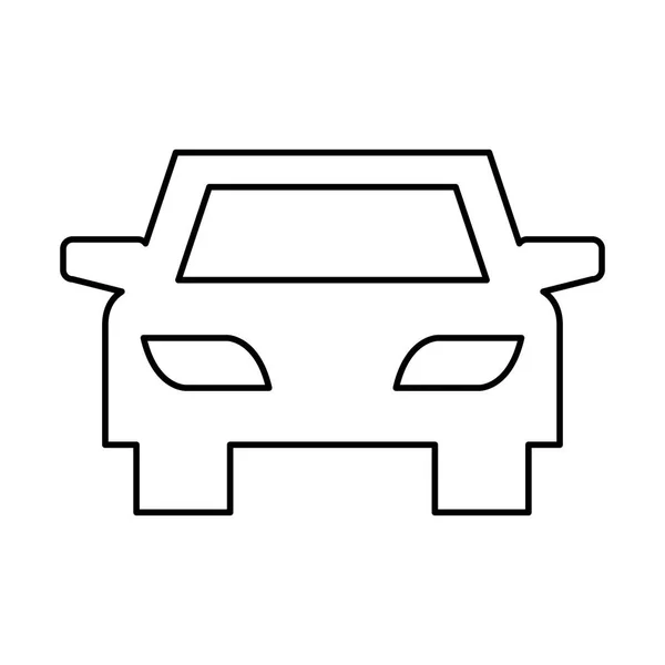 Isometrisches Auto isoliert Symbol — Stockvektor