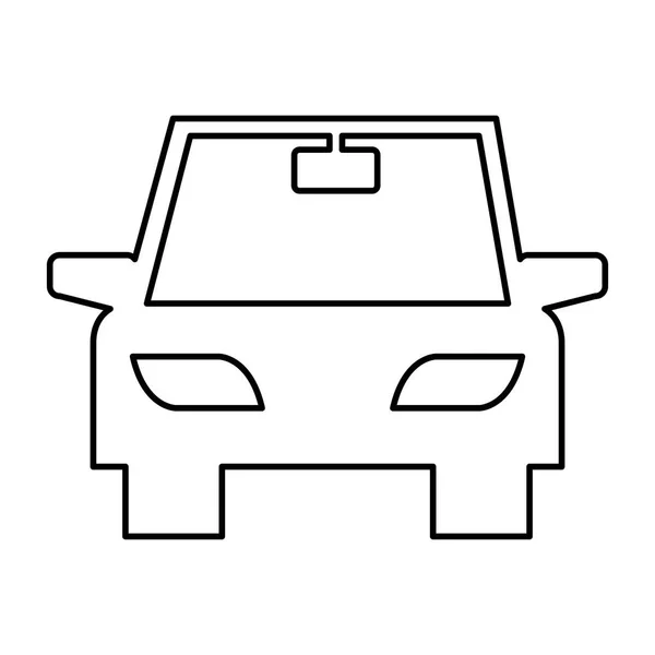 Isometrisches Auto isoliert Symbol — Stockvektor