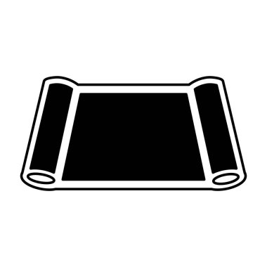 İnşaat uçak izole simgesi