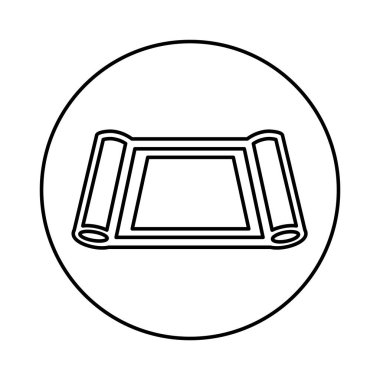 İnşaat uçak izole simgesi