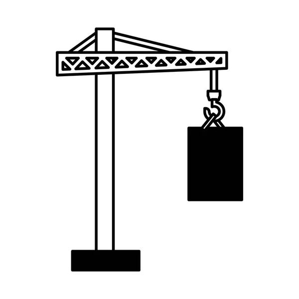 크레인 역도 서비스 — 스톡 벡터