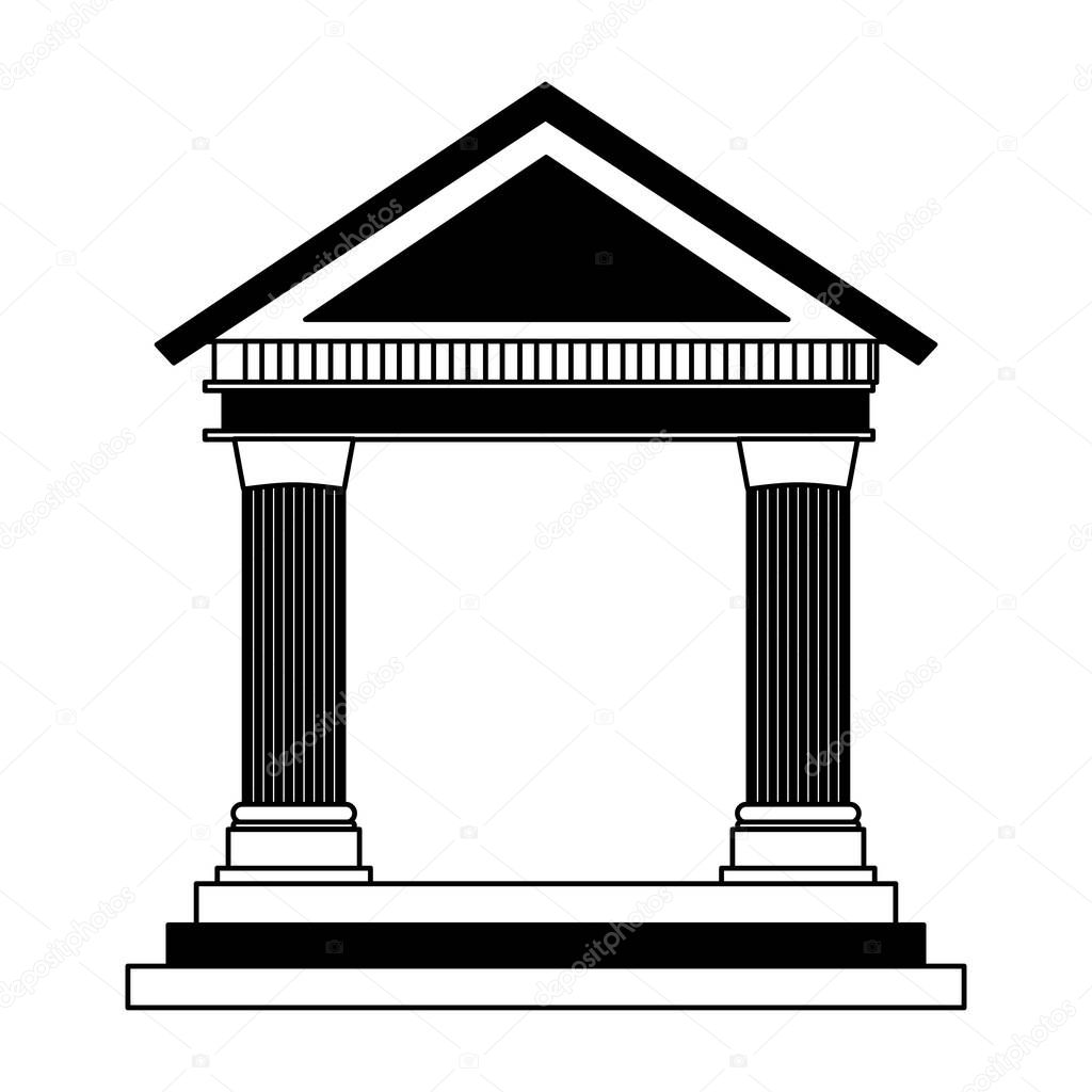 building roman columns icon