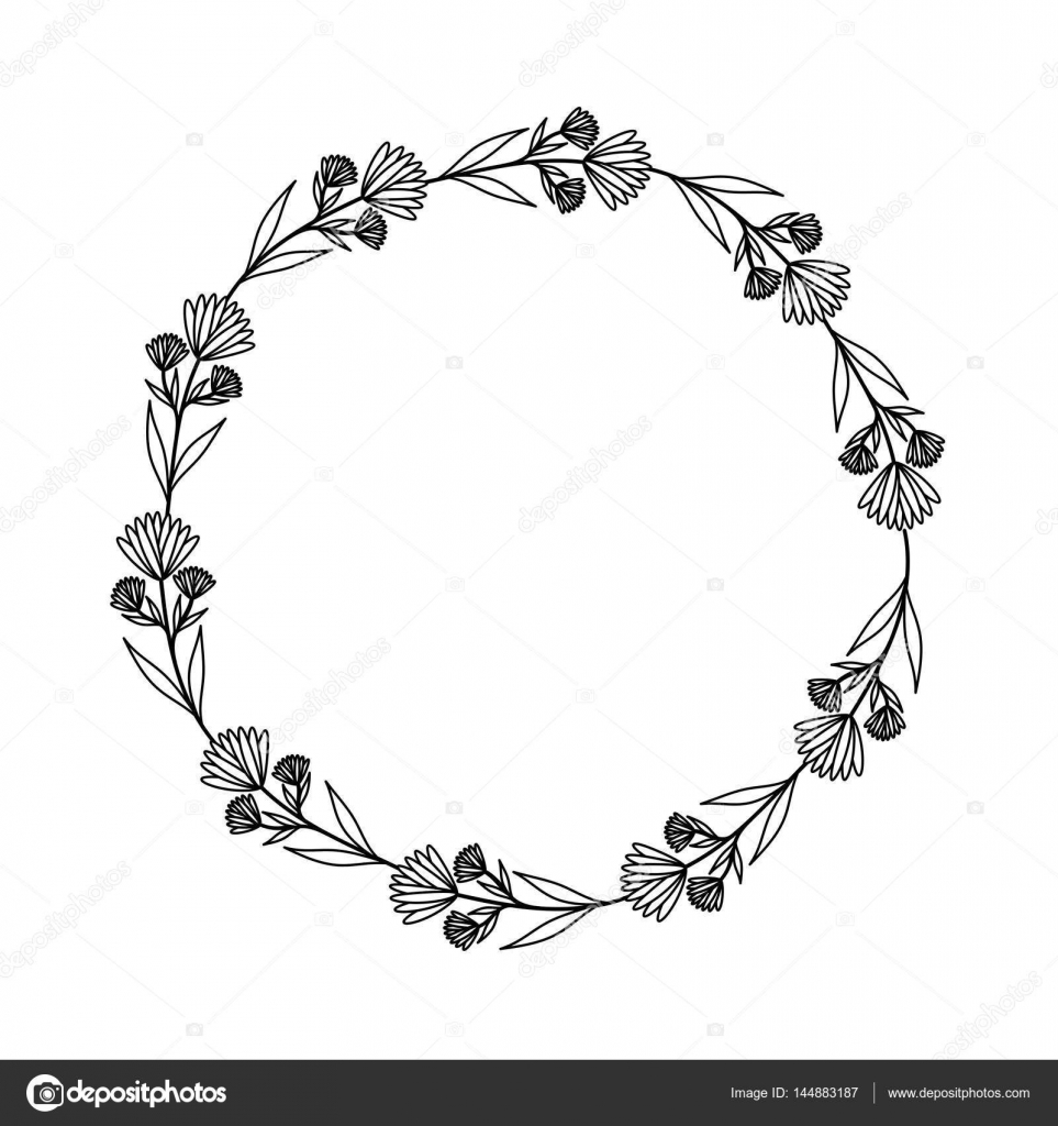 Download Decorative floral crown icon — Stock Vector © yupiramos ...
