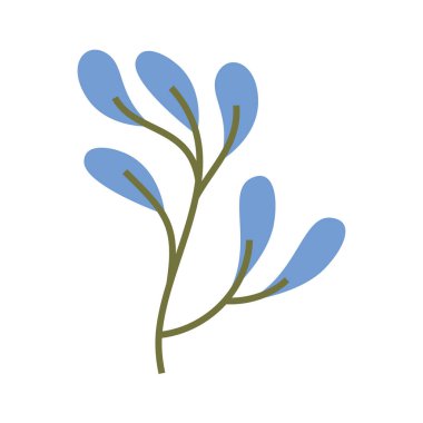 Sevimli çiçek bahçesi izole simgesi