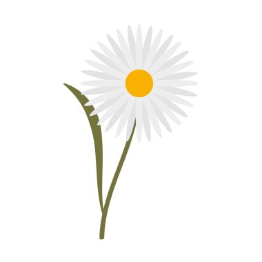 Sevimli çiçek bahçesi izole simgesi