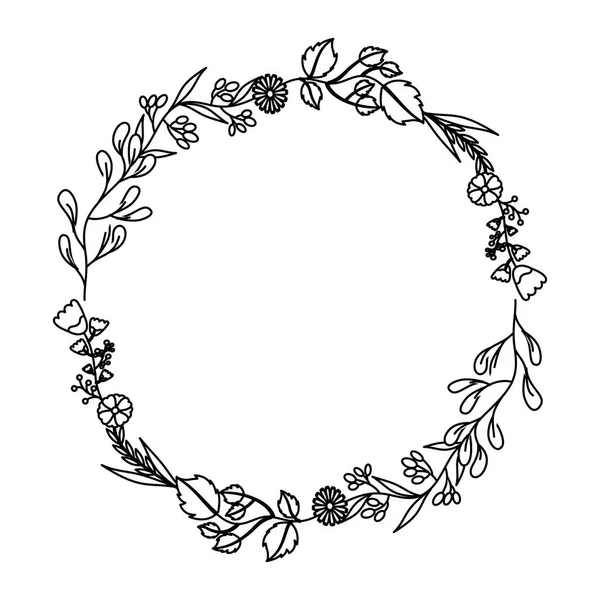 Икона цветочной короны — стоковый вектор
