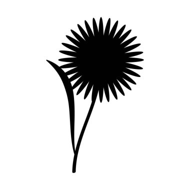 Sevimli çiçek bahçesi izole simgesi