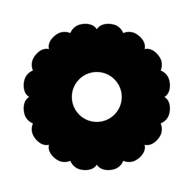 Sevimli çiçek bahçesi izole simgesi