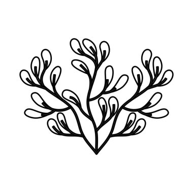 Sevimli çiçek bahçesi izole simgesi