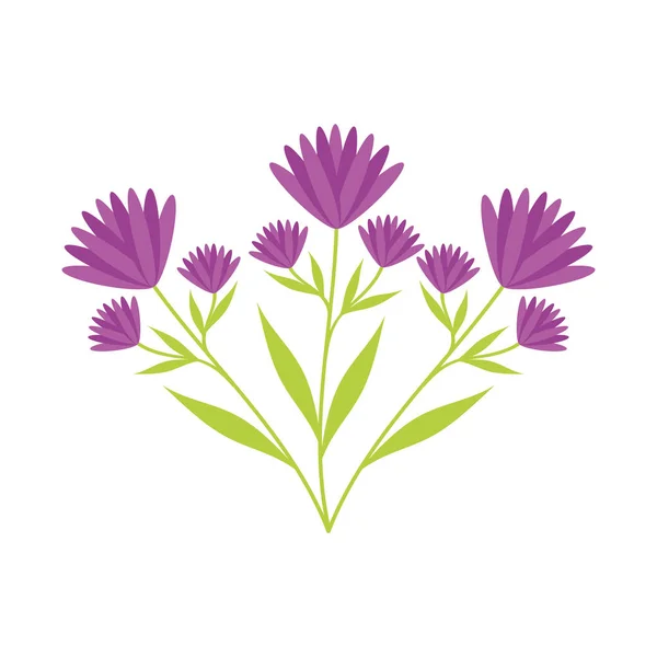 Schattig bloementuin geïsoleerde pictogram — Stockvector